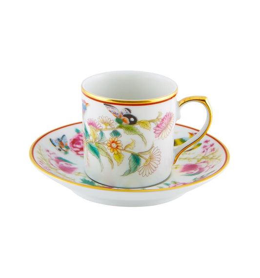 Paço Real - Coffee Cup and Saucer Flowers - LAZADO