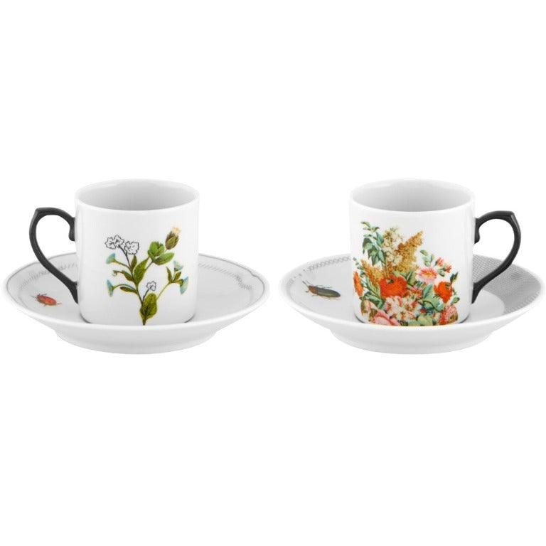 Petites Histoires - Set 2 Coffee Cup & Saucers - LAZADO