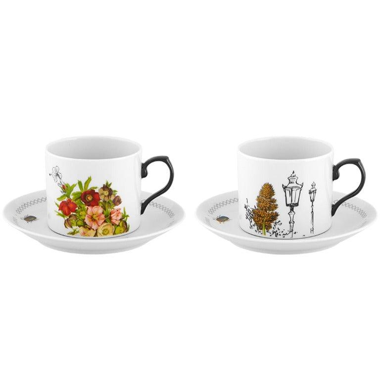 Petites Histoires - Set 2 Tea Cup & Saucers - LAZADO