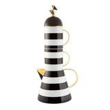 Pharos - Set 1 Tea pot & 2 Mugs by Vista Alegre - Alternate Angle