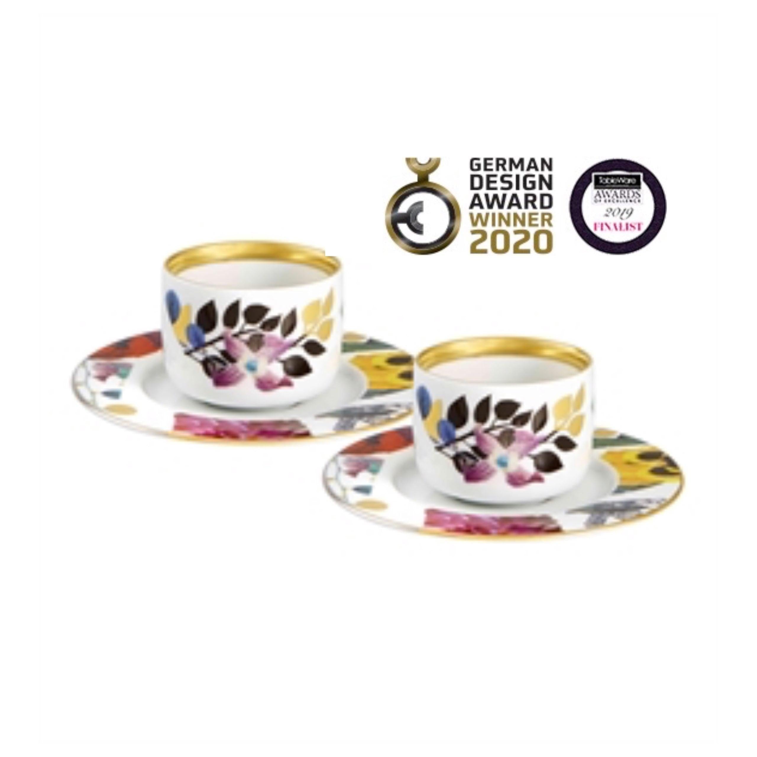 Primavera - Set 2 Coffee Cups & Saucers - LAZADO
