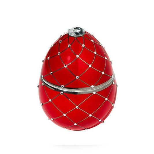 RED EGG WITH SILVER STRIPE - LAZADO