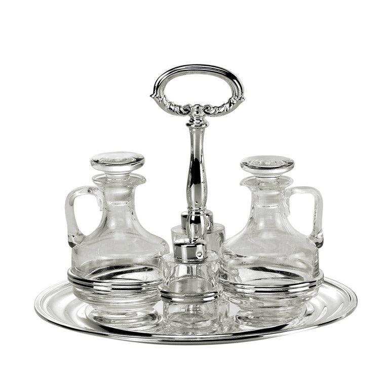 Round cruet w/tray - LAZADO