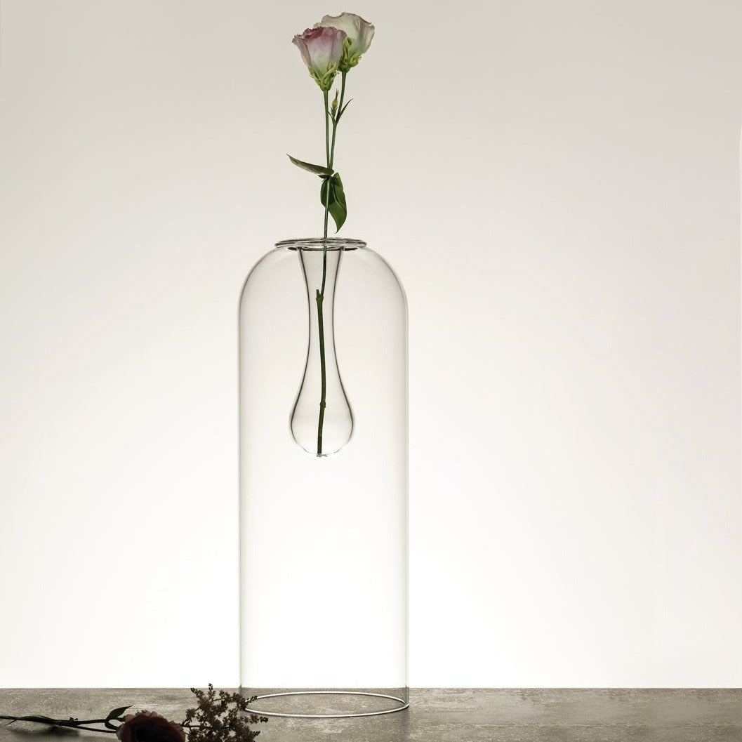 Shaped glass SMALL flower vase Tears - LAZADO