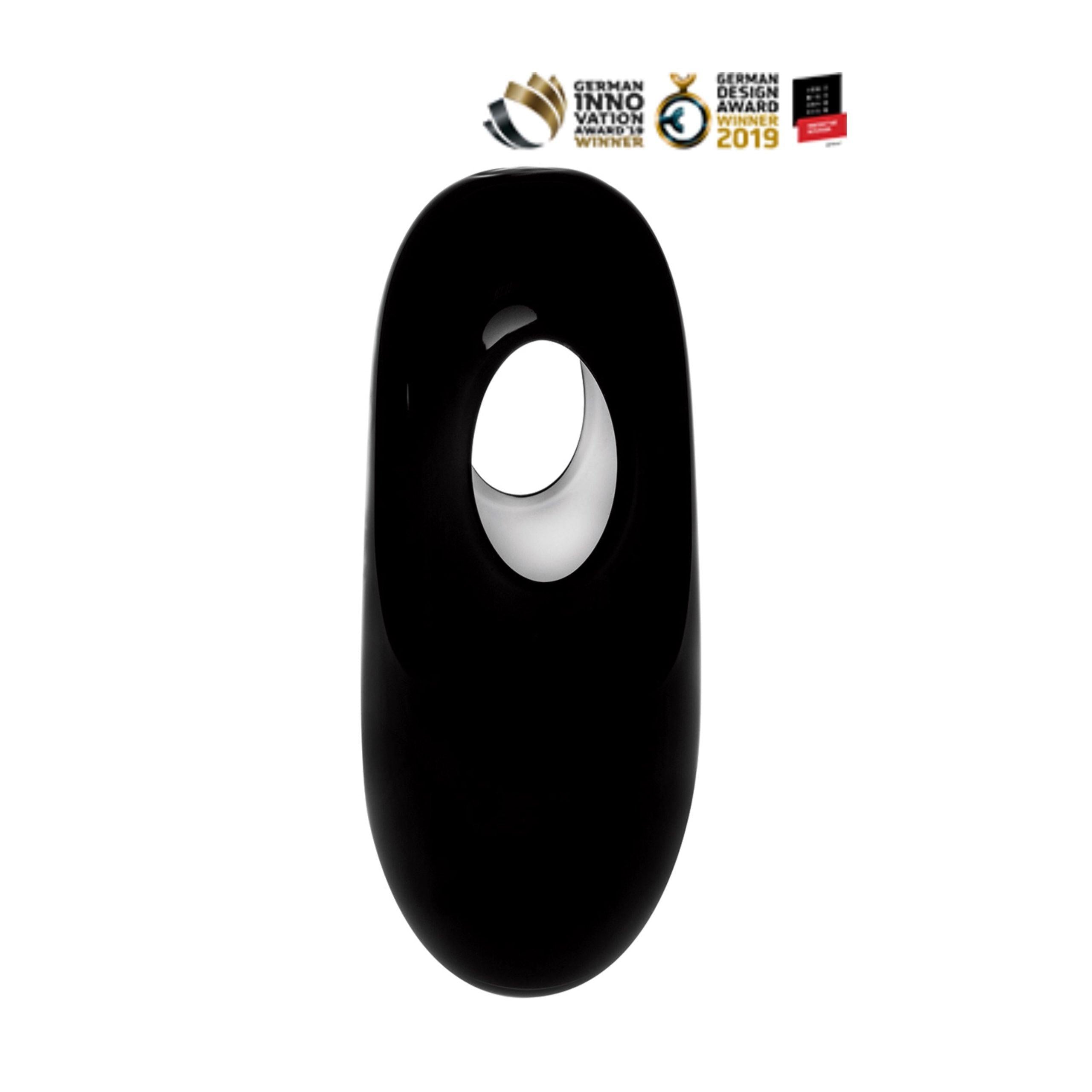 Small Vase Portal Black Matte - LAZADO