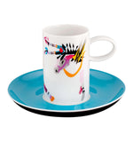 Tchaikovsky - Set 4 Coffee Cups & Saucers by Vista Alegre - Detail View