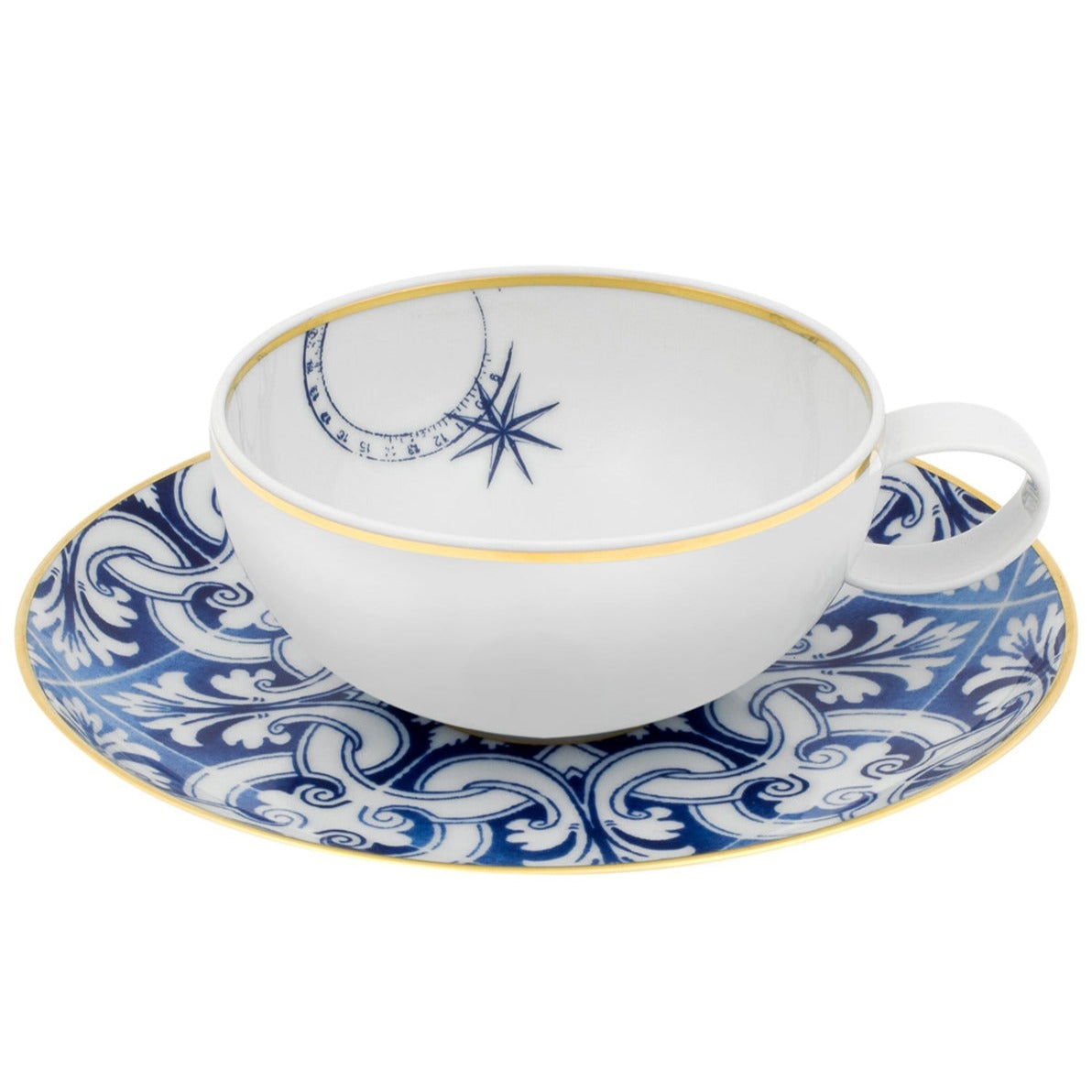 Transatlantica - Tea Cup & Saucer by Vista Alegre - Main View