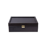 WENGE WOODEN STORAGE CASE FOR CHESSMEN by Manopoulos - Alternate Angle