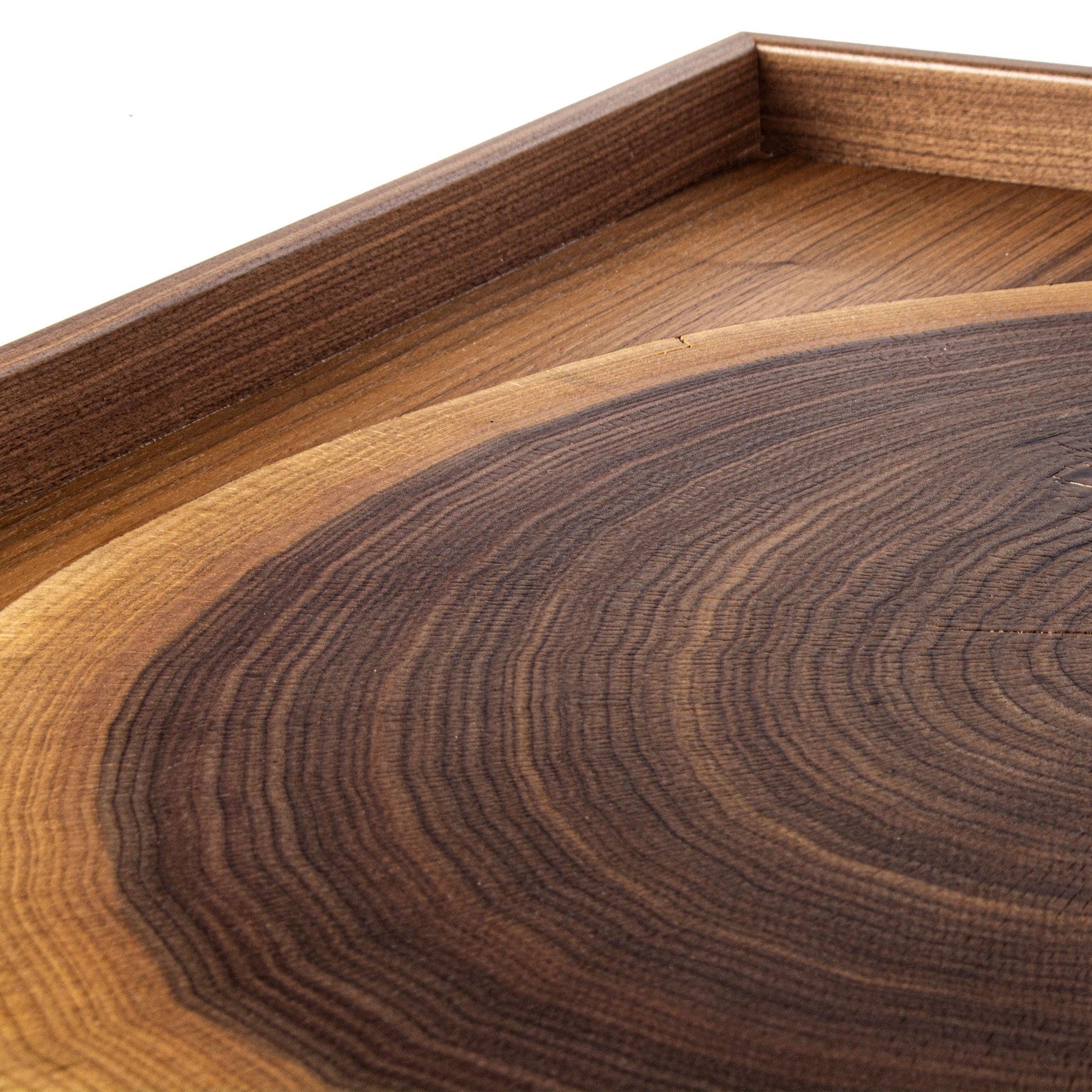 WOODEN TRAY with natural Walnut trunk - LAZADO