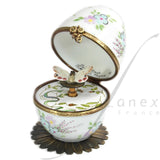White musical egg by Fanex France - Main View